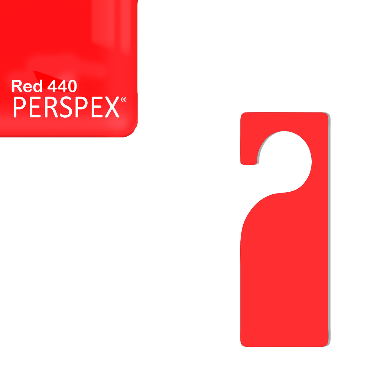 Acrylic Door Hanger Blanks - Style 3 - Laserworksuk