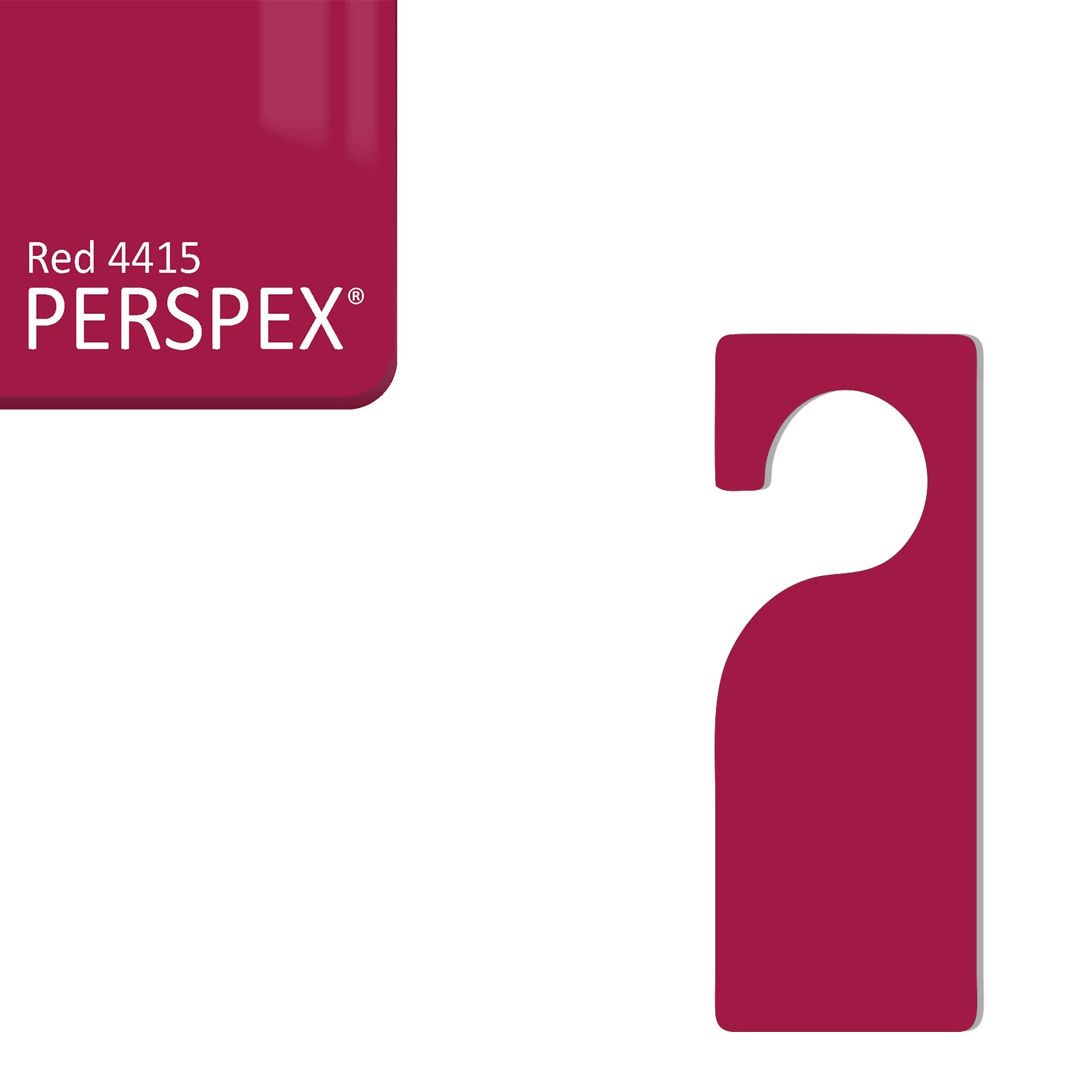 Acrylic Door Hanger Blanks - Style 3 - Laserworksuk