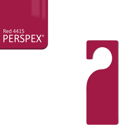 Acrylic Door Hanger Blanks - Style 3 - Laserworksuk