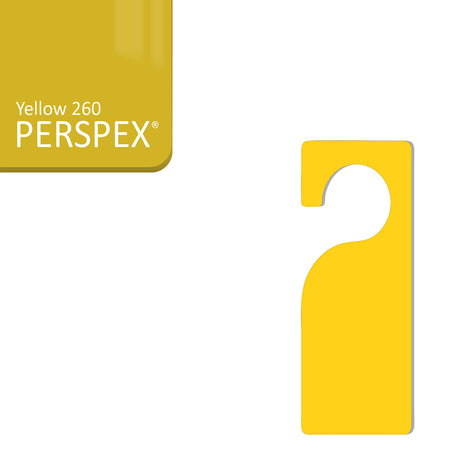 Acrylic Door Hanger Blanks - Style 3 - Laserworksuk