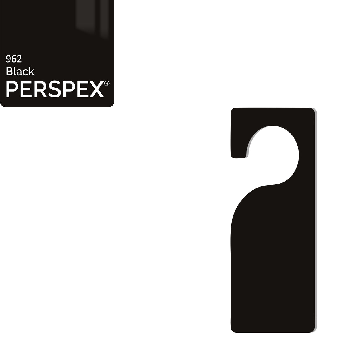 Acrylic Door Hanger Blanks - Style 3 - Laserworksuk