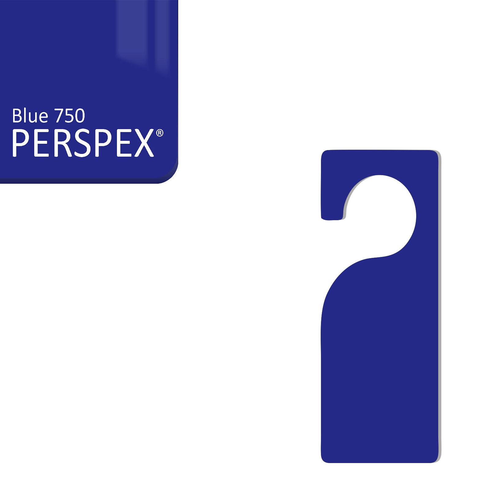 Acrylic Door Hanger Blanks - Style 3 - Laserworksuk