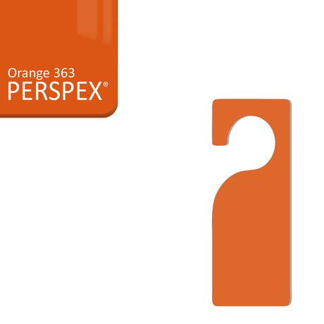 Acrylic Door Hanger Blanks - Style 3 - Laserworksuk