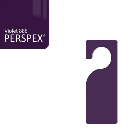 Acrylic Door Hanger Blanks - Style 3 - Laserworksuk