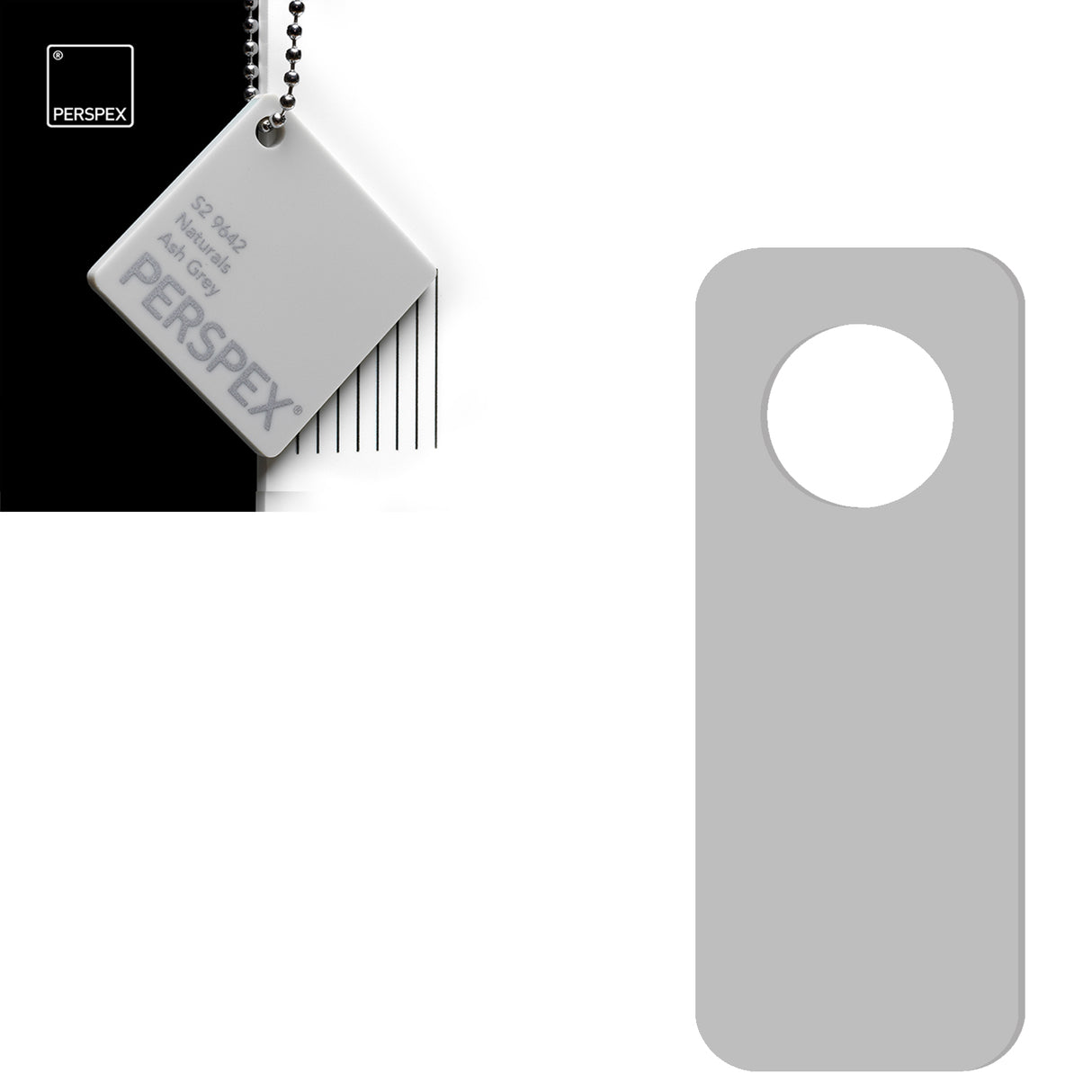 Acrylic Door Hanger Blanks - Style 2 - Laserworksuk