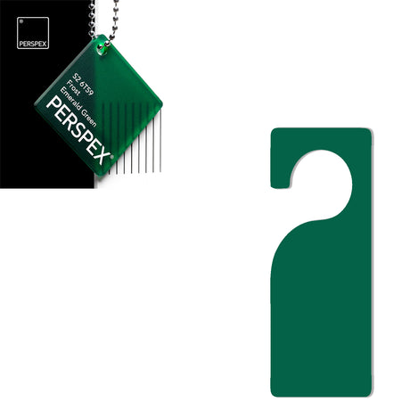 Acrylic Door Hanger Blanks - Style 3 - Laserworksuk