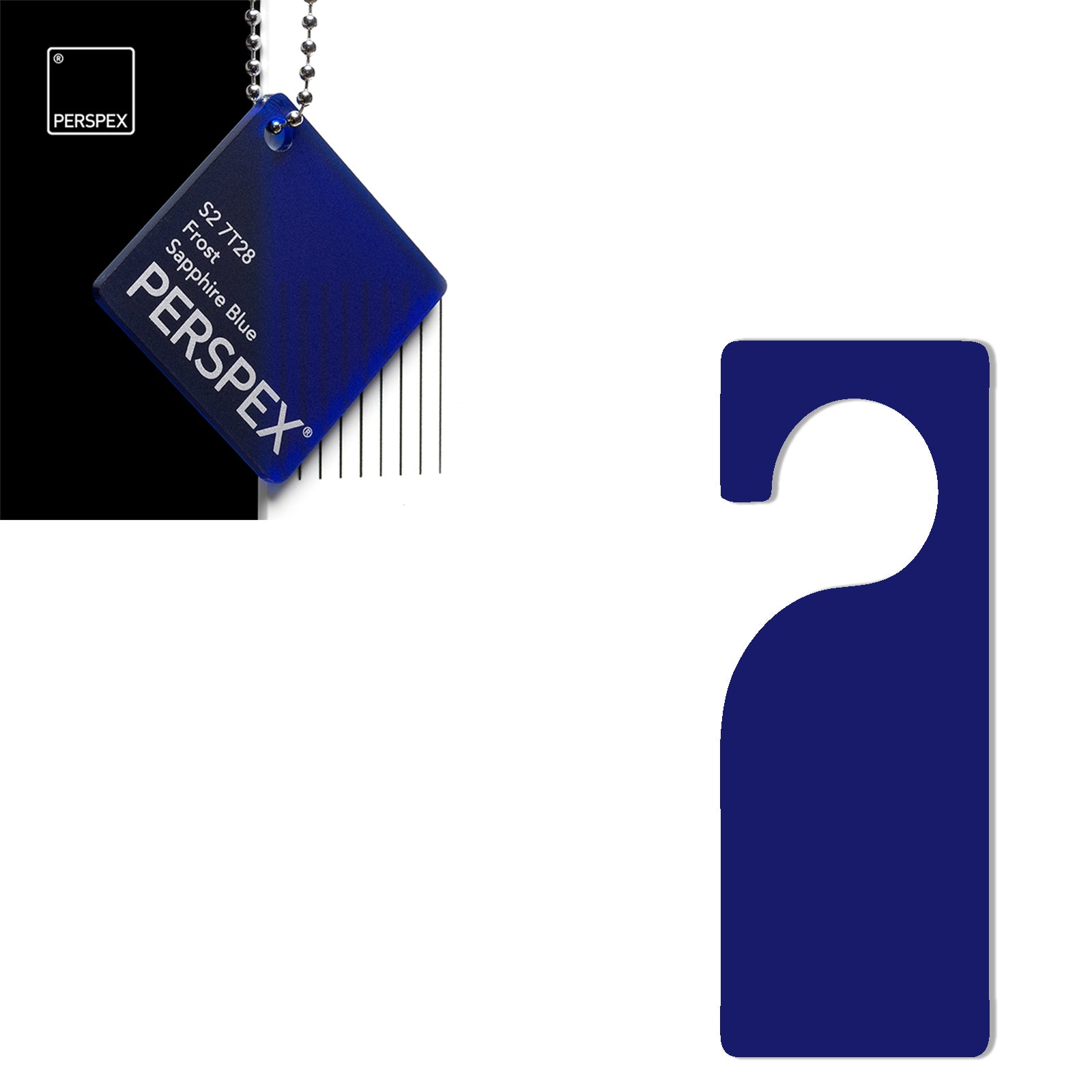 Acrylic Door Hanger Blanks - Style 3 - Laserworksuk