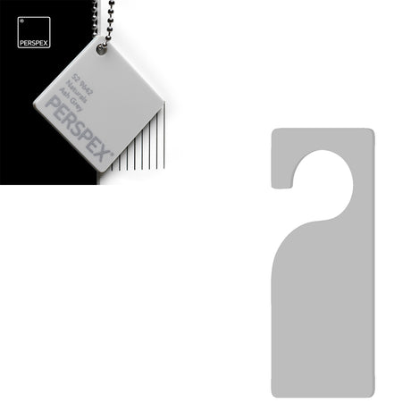 Acrylic Door Hanger Blanks - Style 3 - Laserworksuk