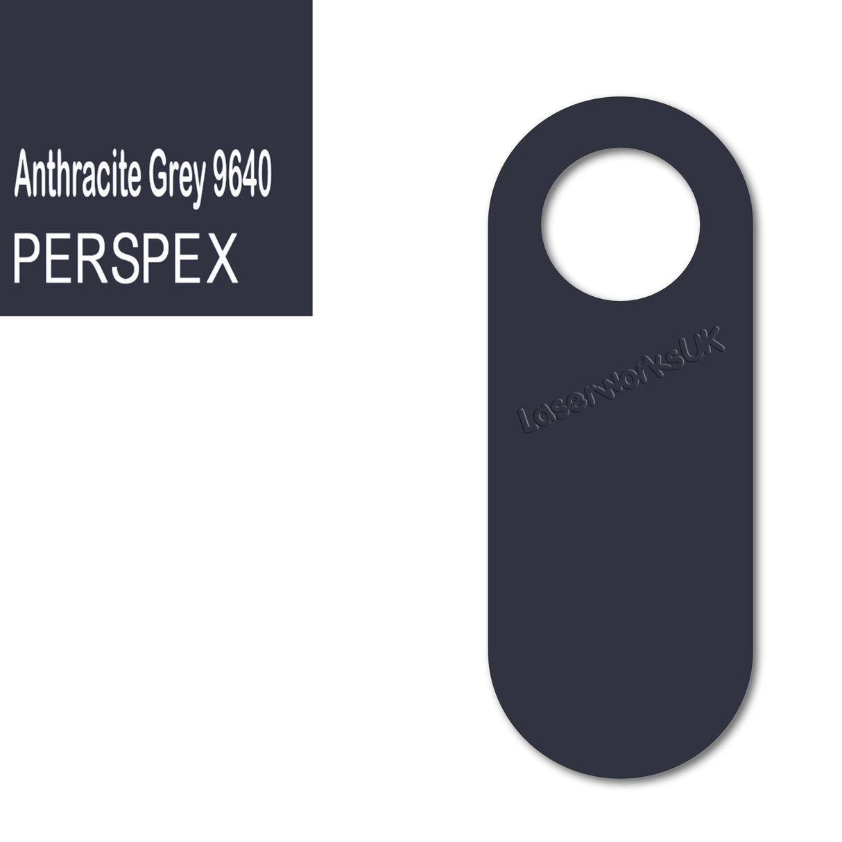 Acrylic Door Hanger Blanks - Style 4 - Laserworksuk