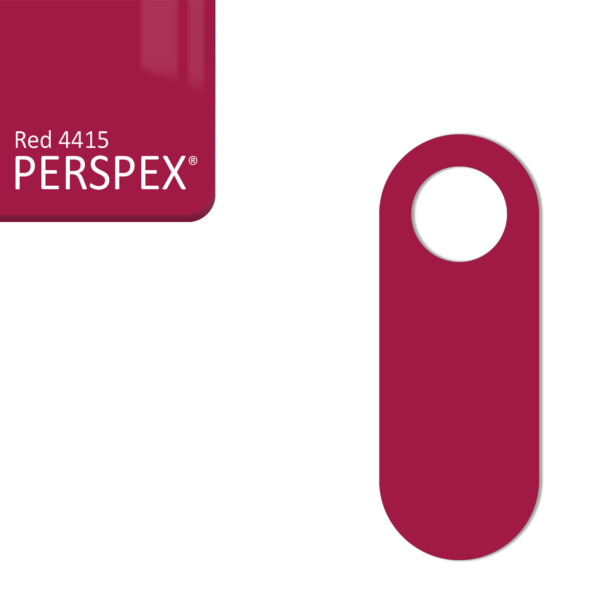 Acrylic Door Hanger Blanks - Style 4 - Laserworksuk
