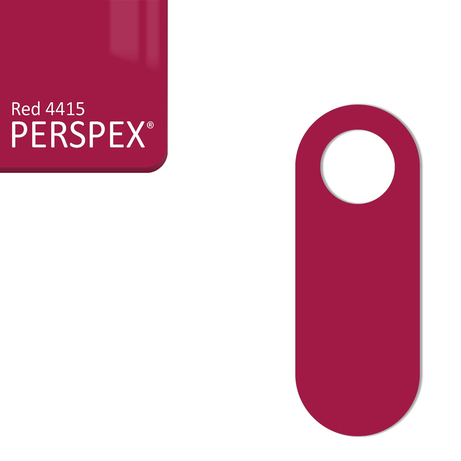 Acrylic Door Hanger Blanks - Style 4 - Laserworksuk