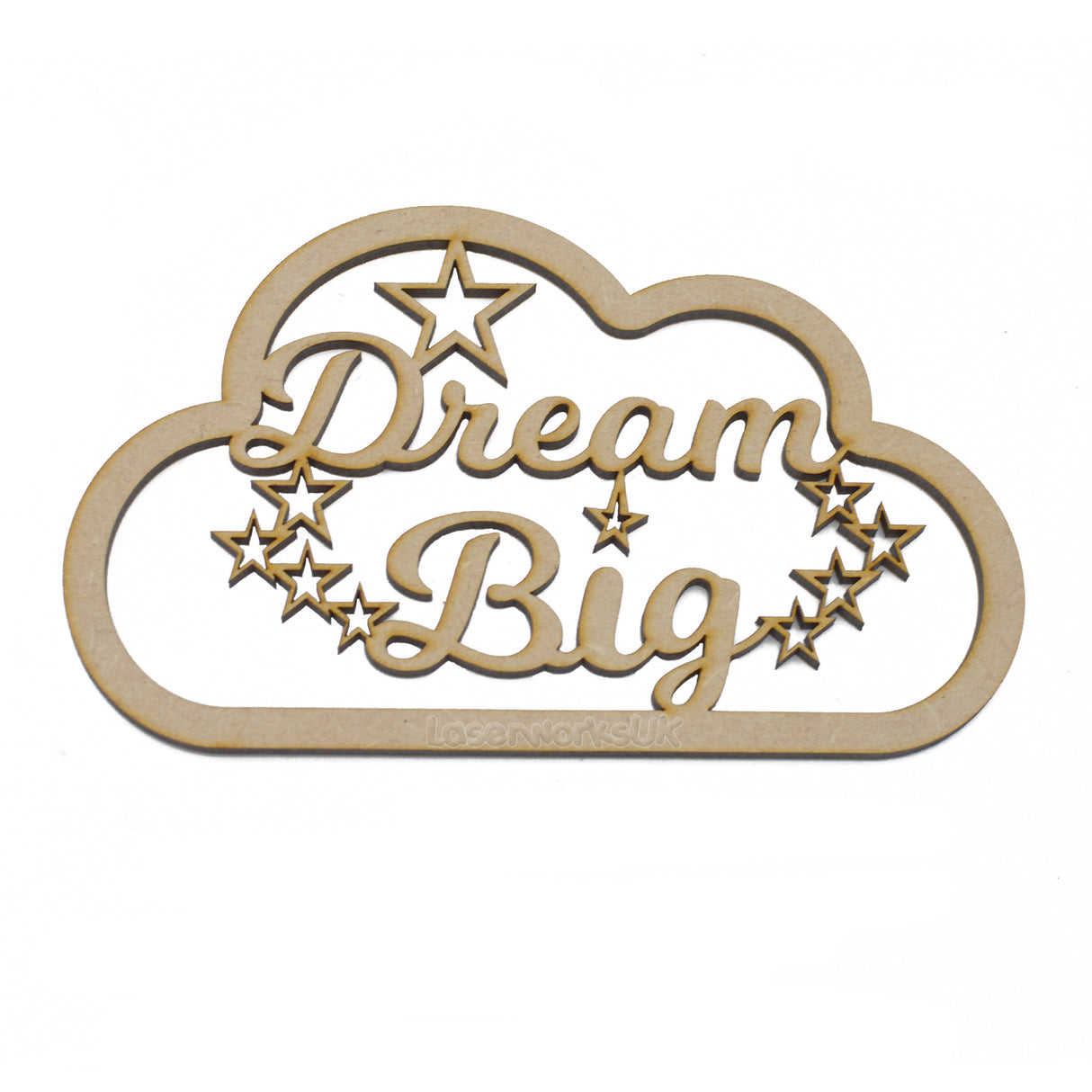 Dream Big Cloud - Dreamcatcher - LaserworksUK