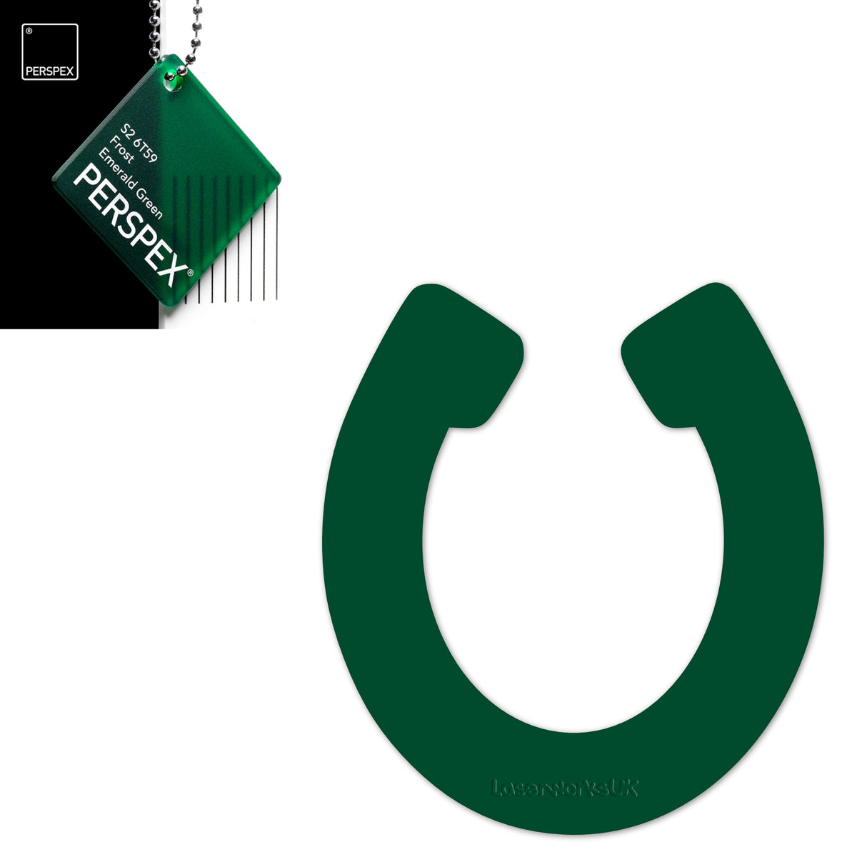 Acrylic Horseshoes Wedding Table Scatter (Pack of 50) - Laserworksuk