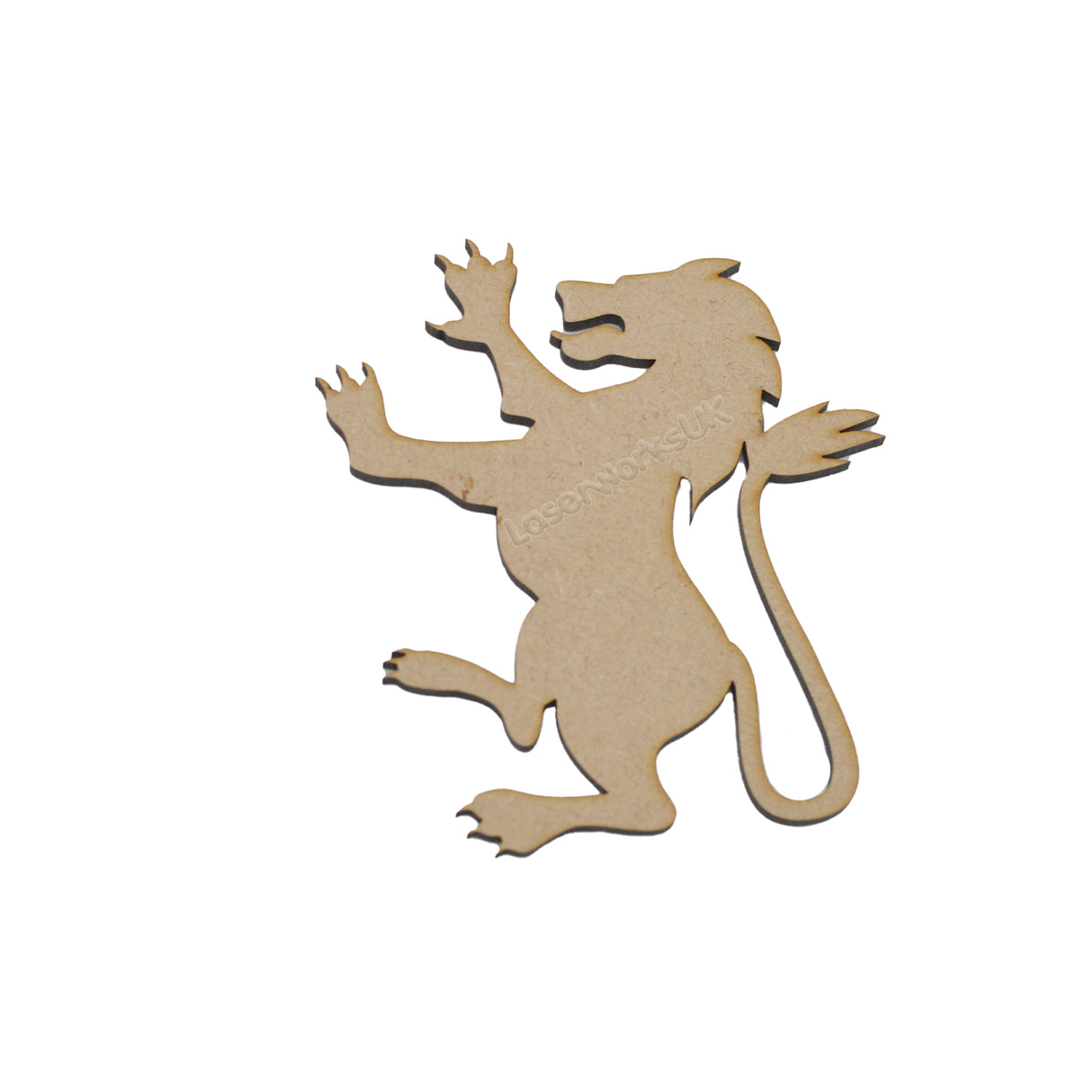 England Lion Craft Shapes - LaserworksUK