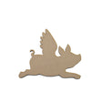 Flying Pig - MDF Craft Shapes - LaserworksUK