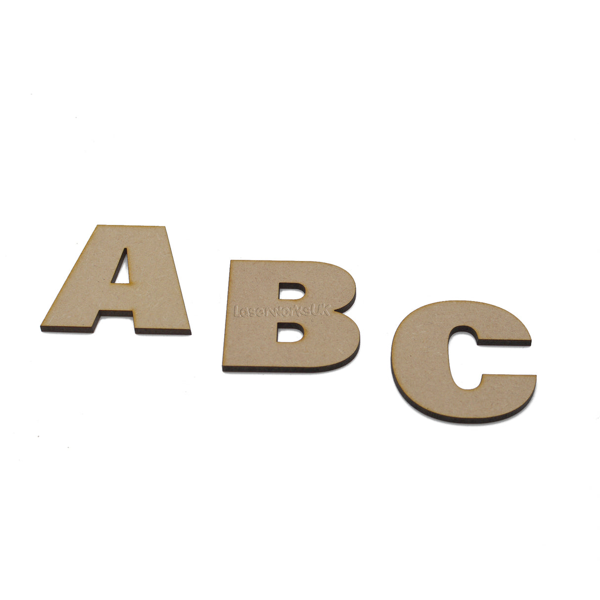 Letters - Large Bold Craft Letters & Numbers (F21) - LaserworksUK