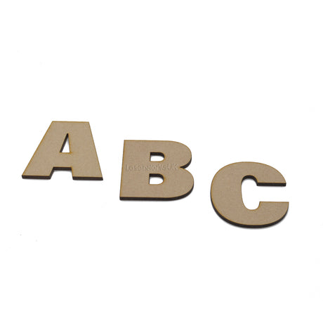 Letters - Large Bold Craft Letters & Numbers (F21) - LaserworksUK