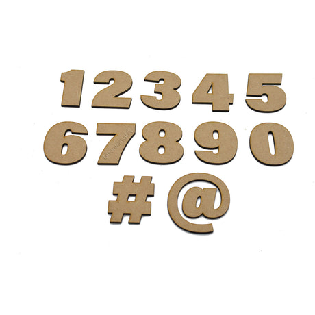 Letters - Large Bold Craft Letters & Numbers (F21) - LaserworksUK