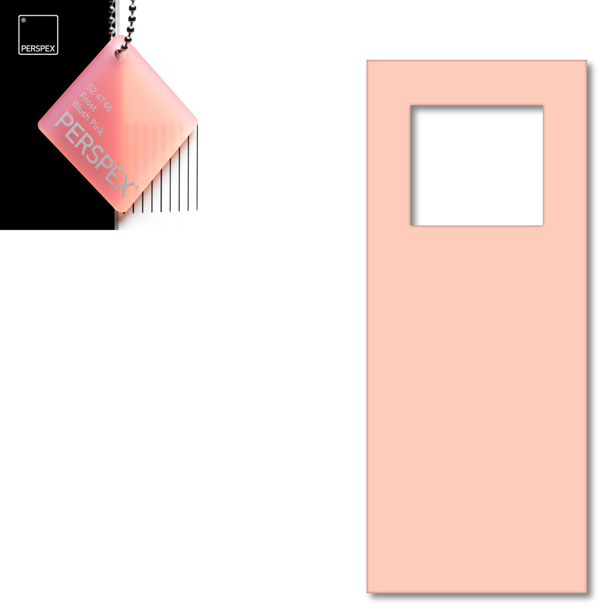 Acrylic Door Hanger Blanks - Style 6 - Laserworksuk