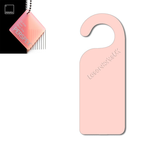 Acrylic Door Hanger Blanks - Style 1 - Laserworksuk