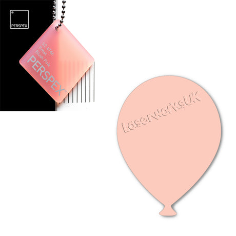 Acrylic Balloons - Party Balloon Blanks (12cm Pack of 5) - Laserworksuk