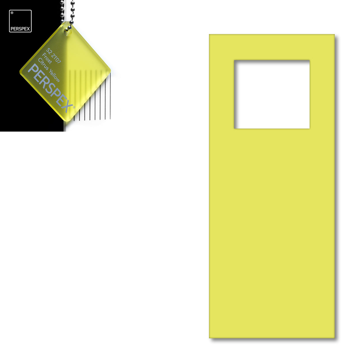 Acrylic Door Hanger Blanks - Style 6 - Laserworksuk