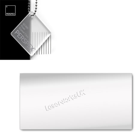 Acrylic Rectangle blanks (12cm x 7cm Pack of 5) - Laserworksuk