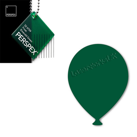 Acrylic Balloons - Party Balloon Blanks (12cm Pack of 5) - Laserworksuk