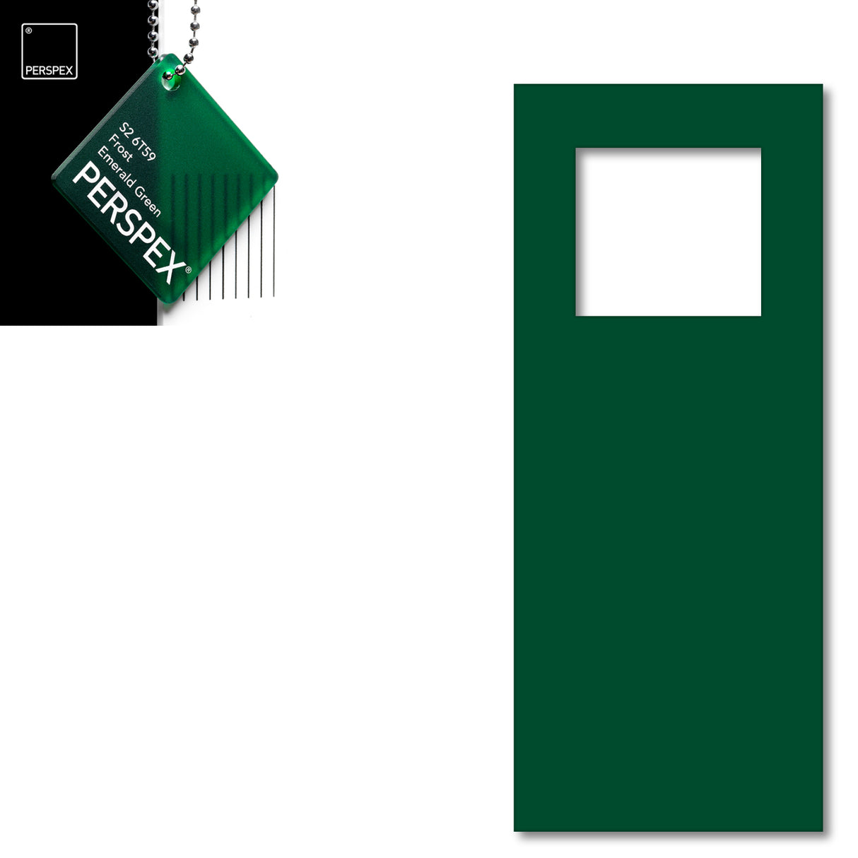 Acrylic Door Hanger Blanks - Style 6 - Laserworksuk