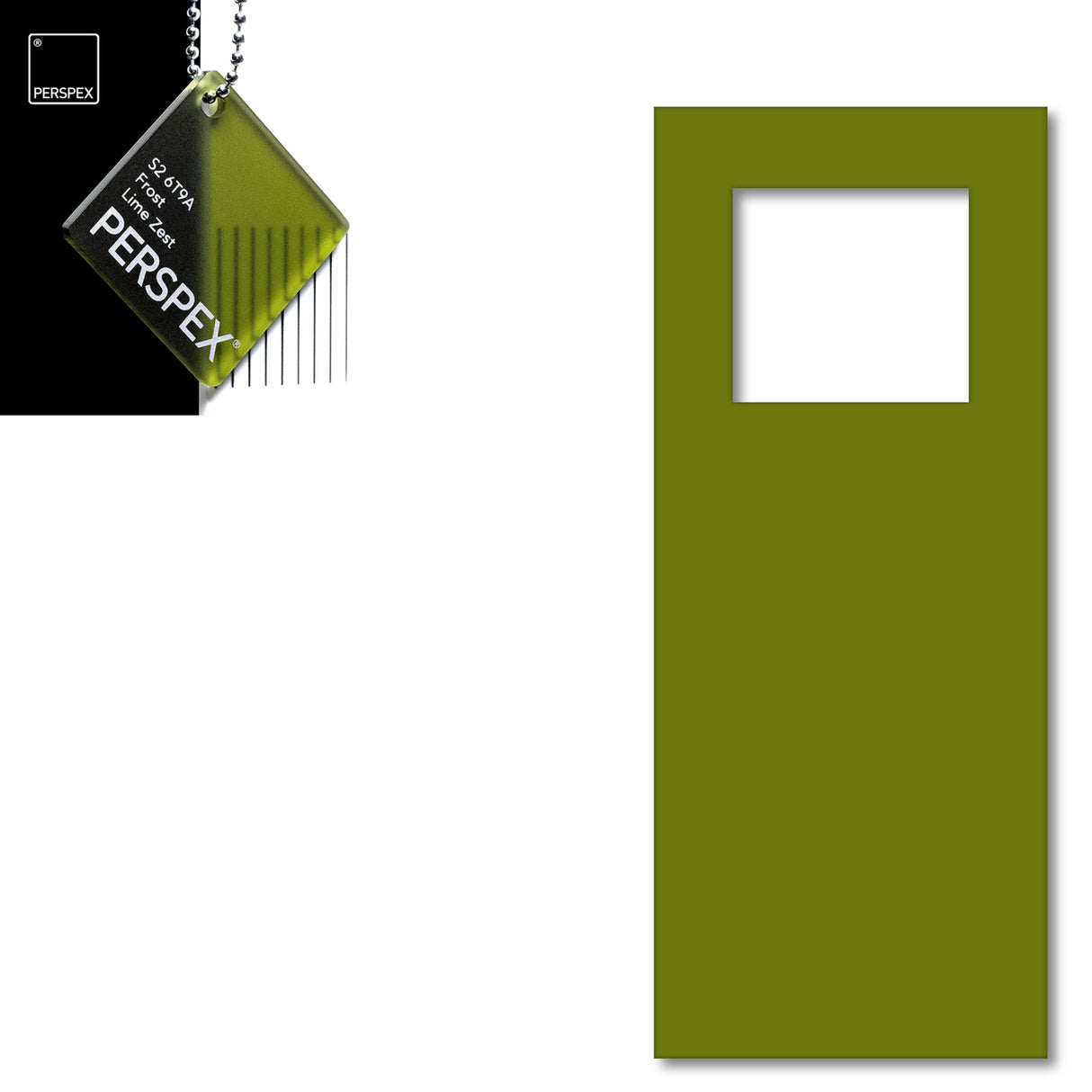 Acrylic Door Hanger Blanks - Style 6 - Laserworksuk