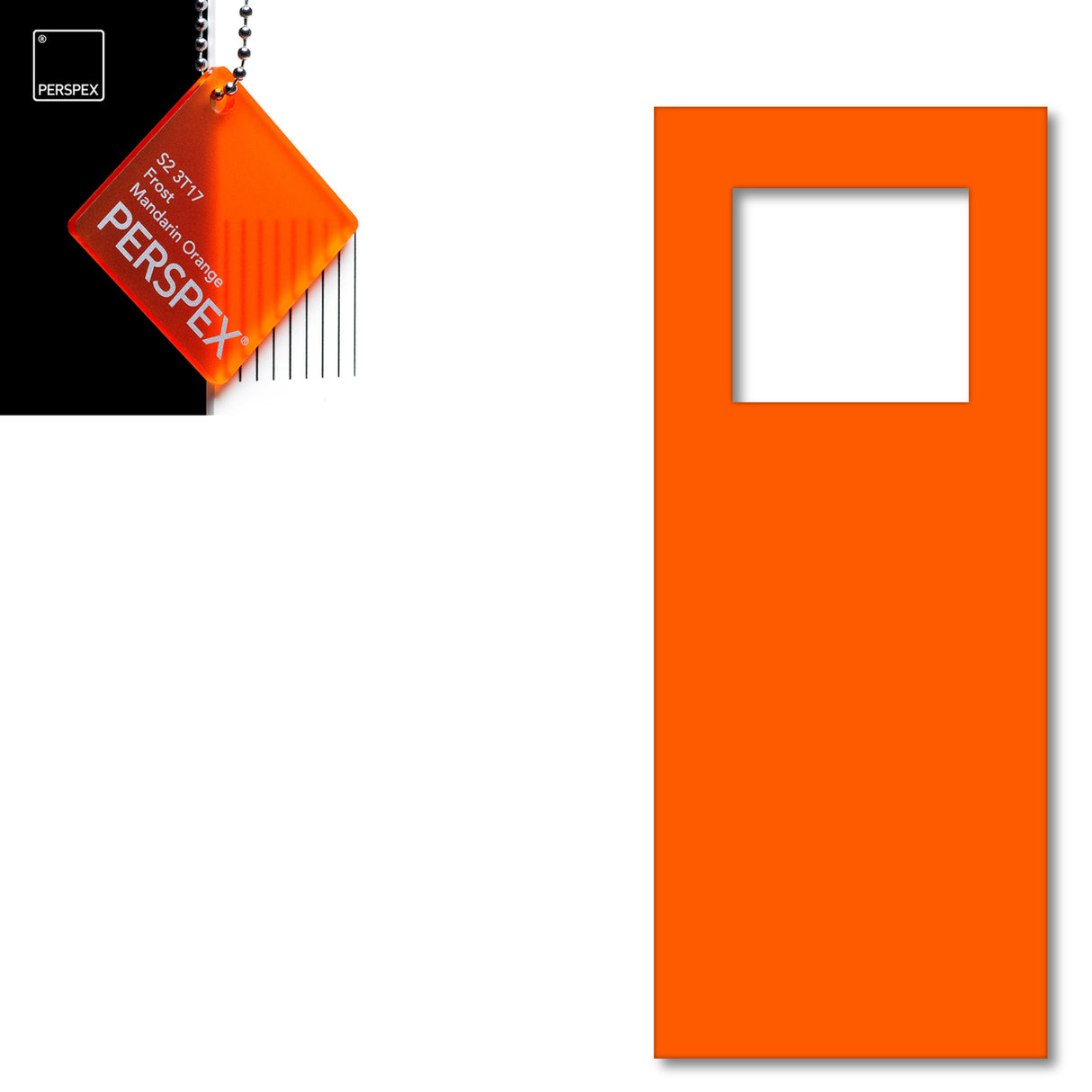 Acrylic Door Hanger Blanks - Style 6 - Laserworksuk