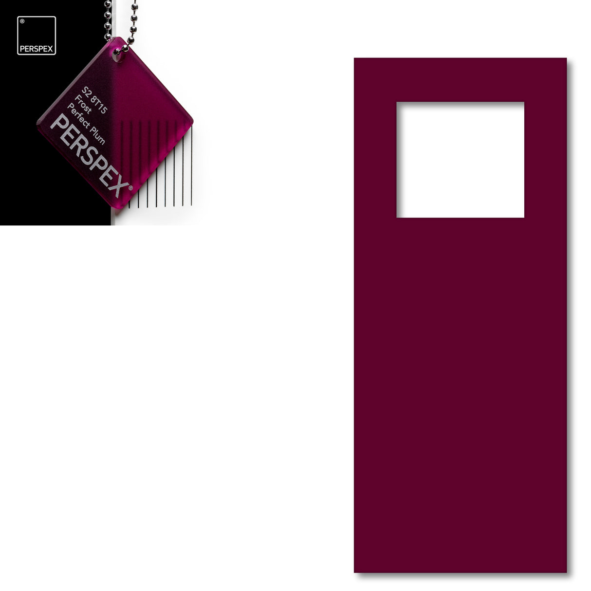 Acrylic Door Hanger Blanks - Style 6 - Laserworksuk