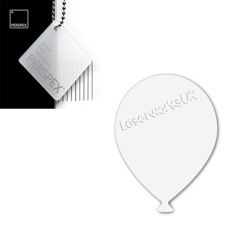 Acrylic Balloons - Party Balloon Blanks (12cm Pack of 5) - Laserworksuk
