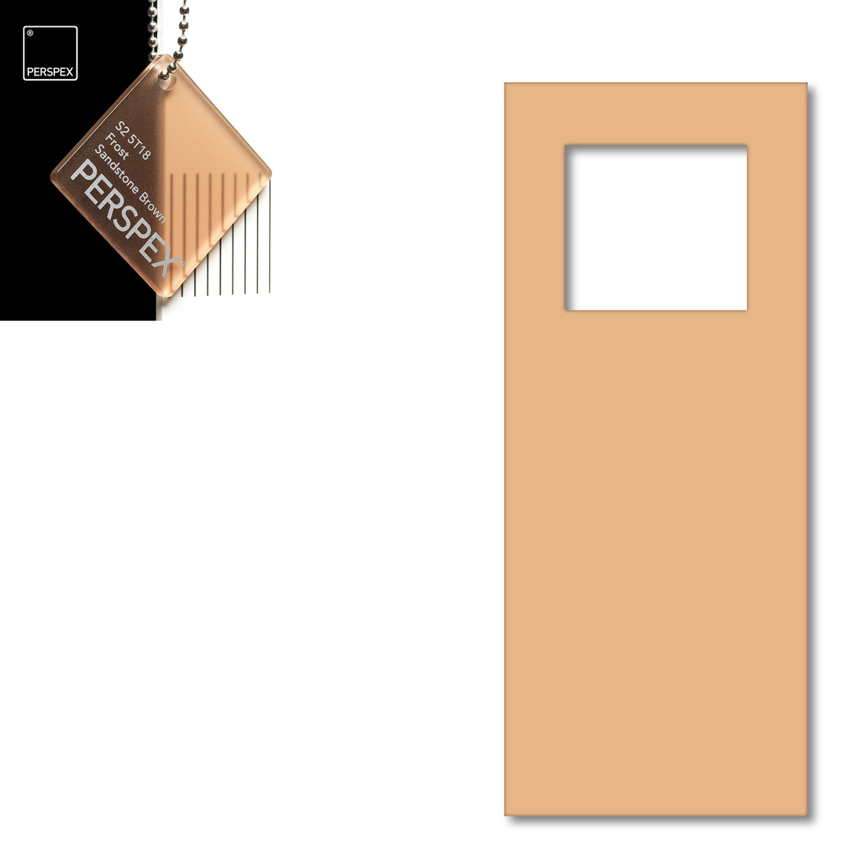 Acrylic Door Hanger Blanks - Style 6 - Laserworksuk