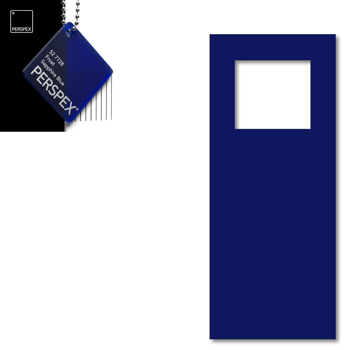 Acrylic Door Hanger Blanks - Style 6 - Laserworksuk