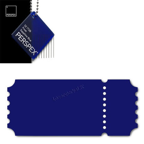 Acrylic Vintage Ticket Blanks - Laserworksuk