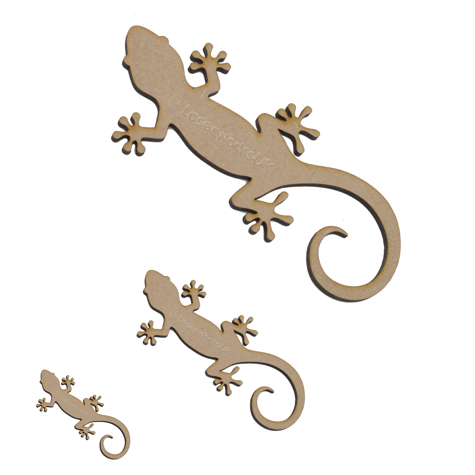 Gecko Craft Shapes - LaserworksUK