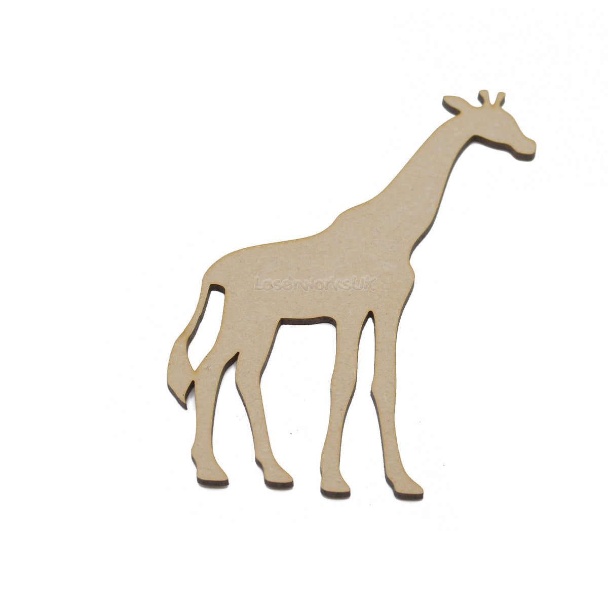 Giraffe - Laser Cut Out Unfinished Wood Craft Shape ANML71 Giraffe - Laser Cut Out Unfinished Wood Craft Shape ANML71