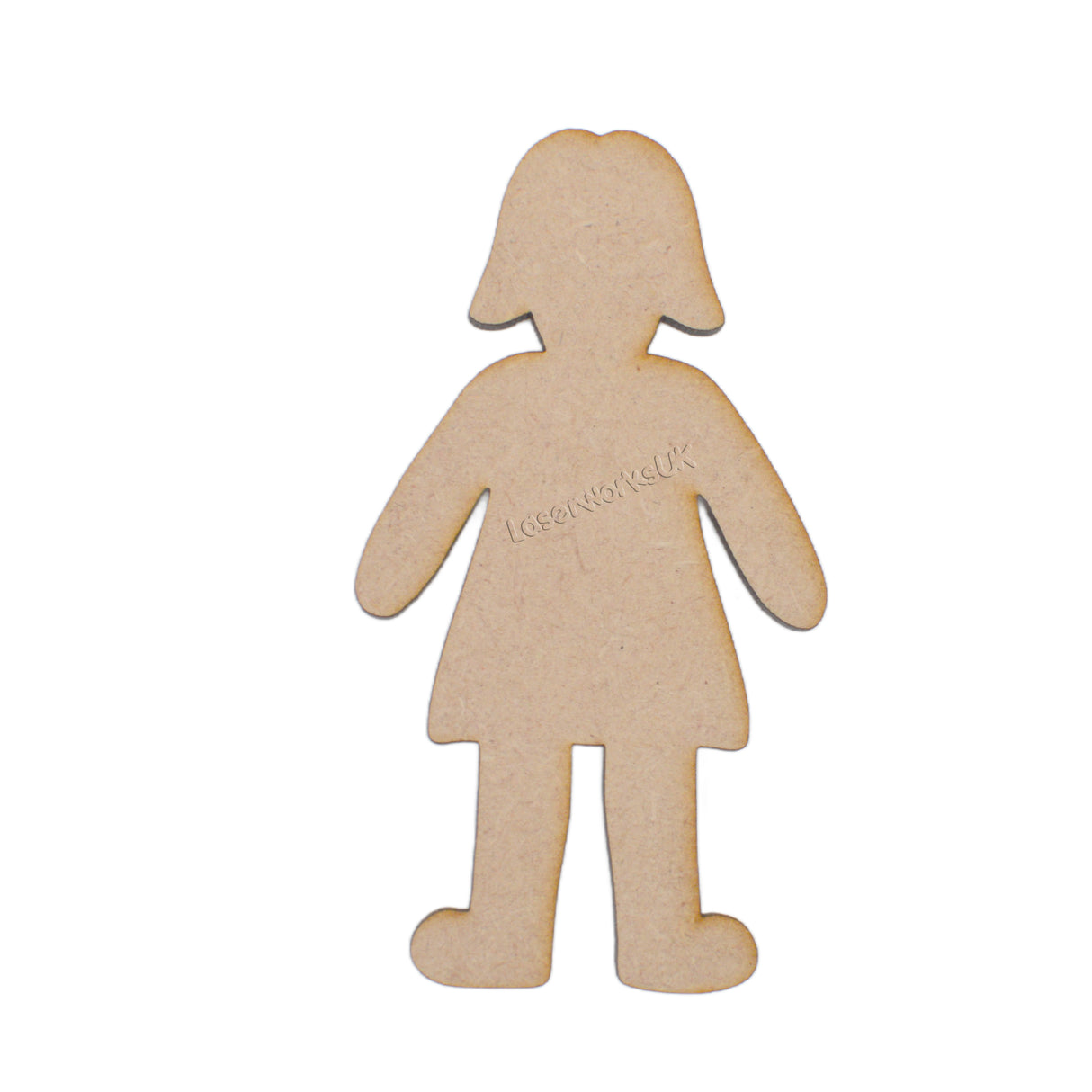 Wooden Boy Girl - Craft Shapes - LaserworksUK