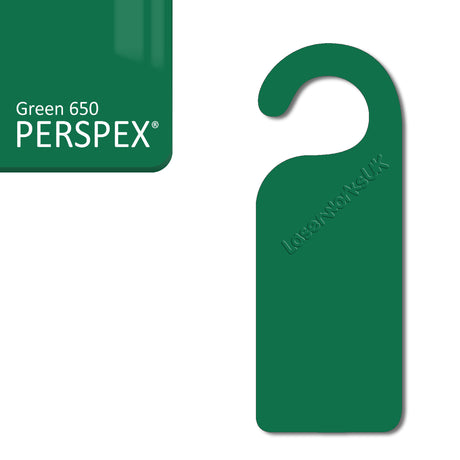 Acrylic Door Hanger Blanks - Style 1 - Laserworksuk