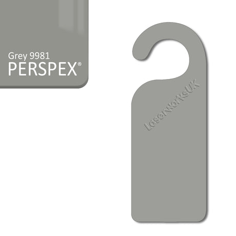 Acrylic Door Hanger Blanks - Style 1 - Laserworksuk