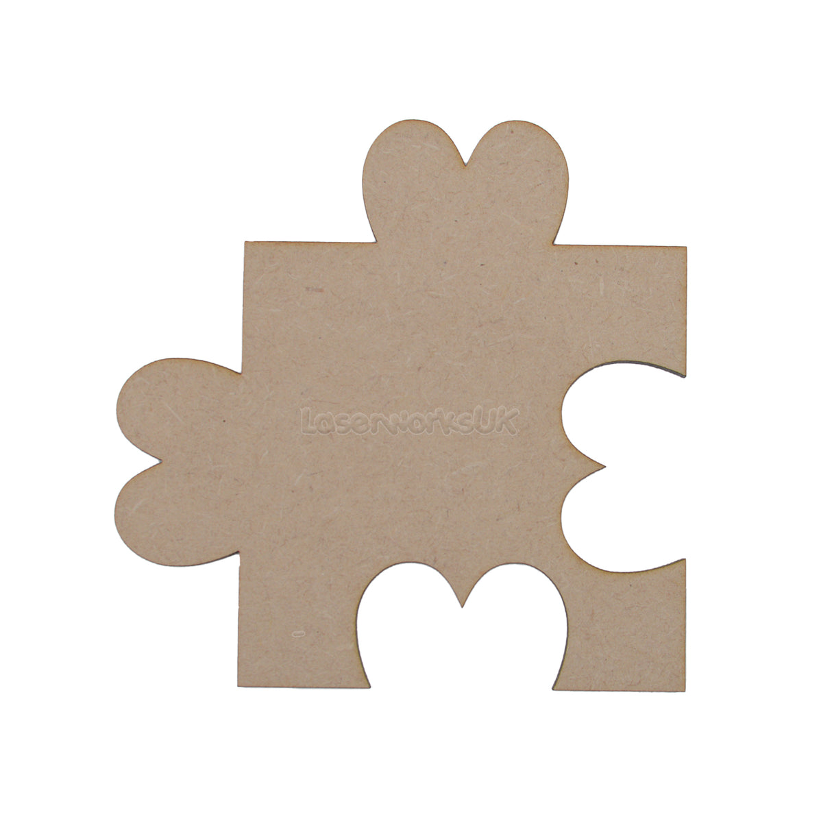 Heart Shape Jigsaw Puzzle Pieces - Crafts and embellishments - LaserworksUK
