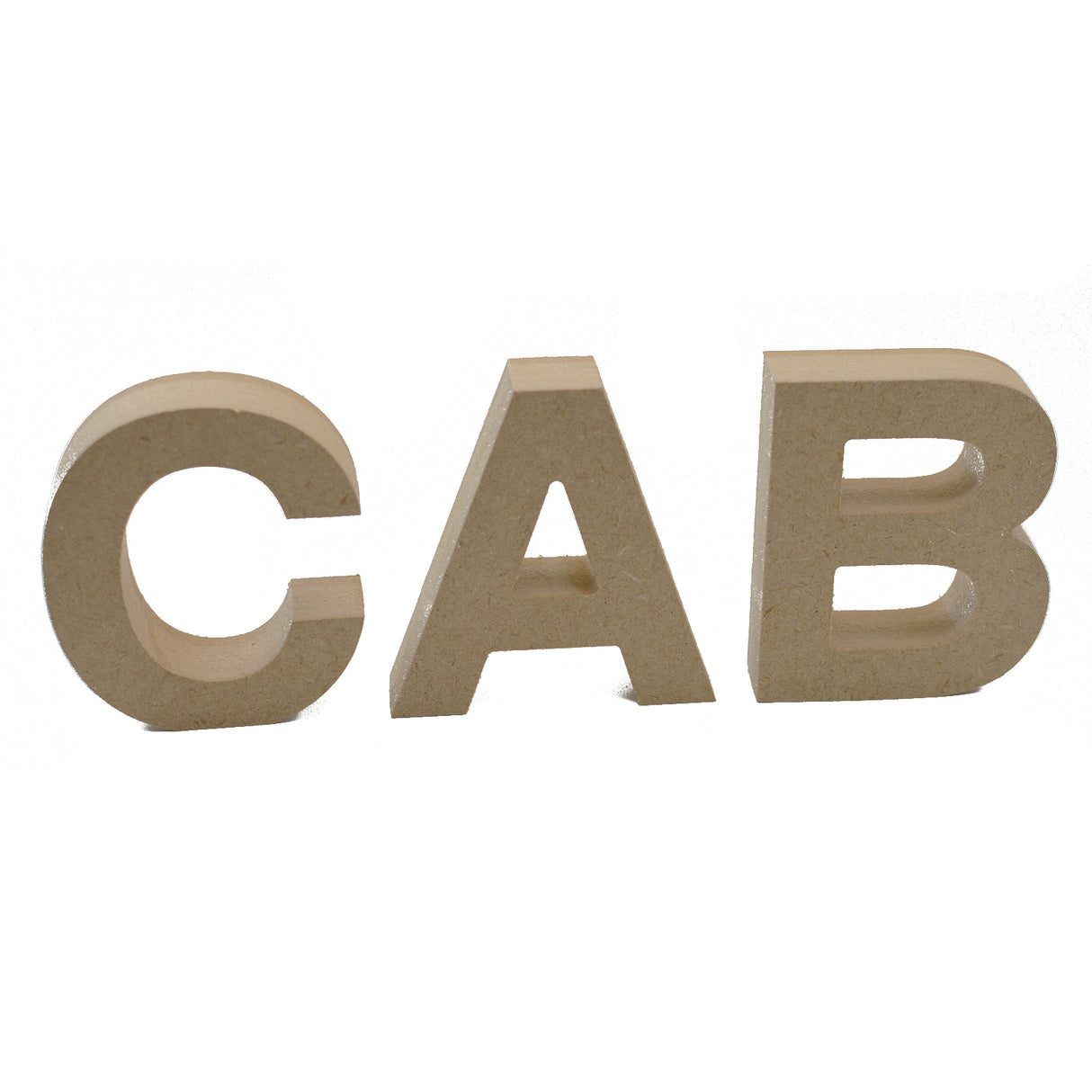 Free Standing Helvetica Font 18mm Wooden Letters & Numbers 8cm - 40cm - LaserworksUK