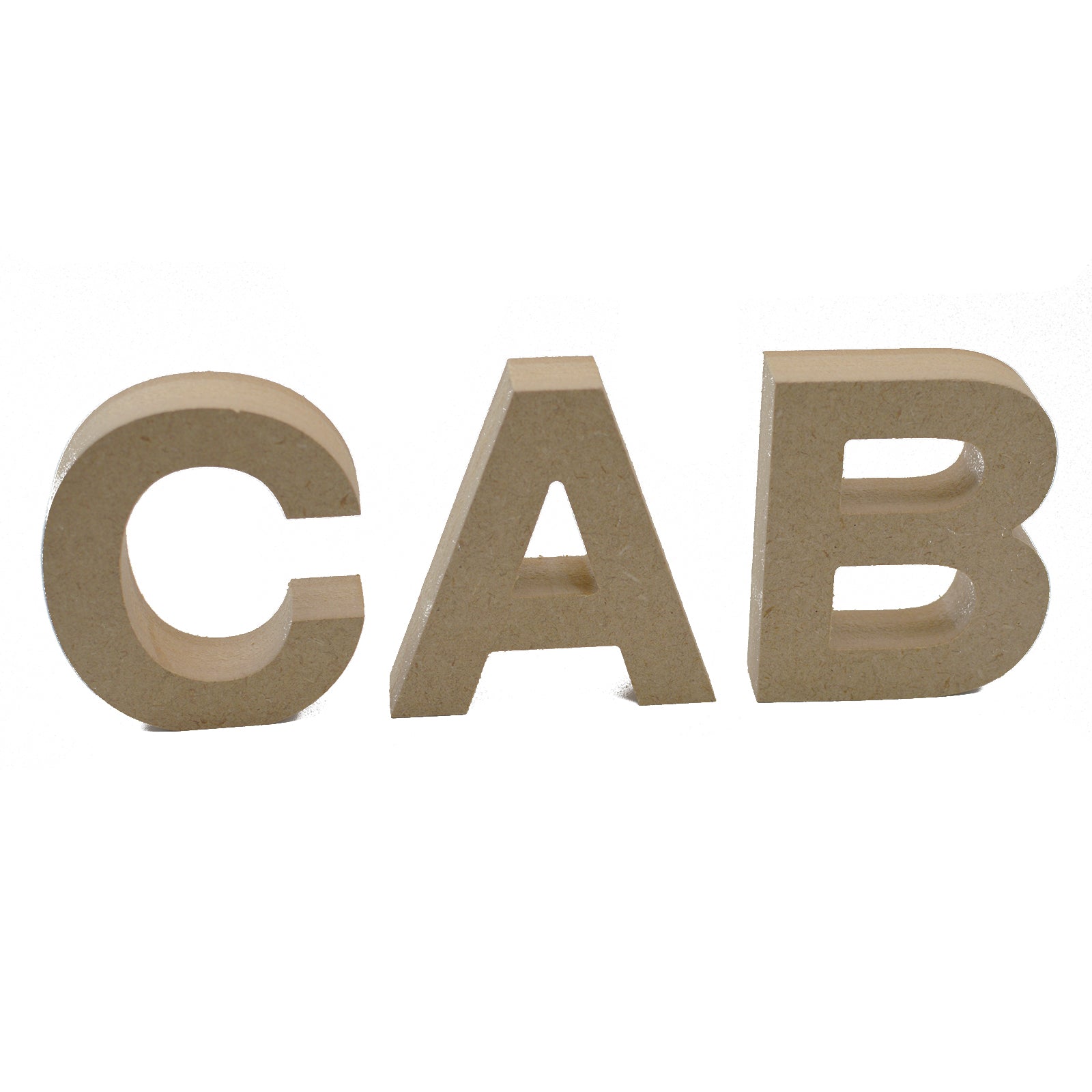 Free Standing Helvetica Font 18mm Wooden Letters & Numbers 8cm - 40cm - LaserworksUK