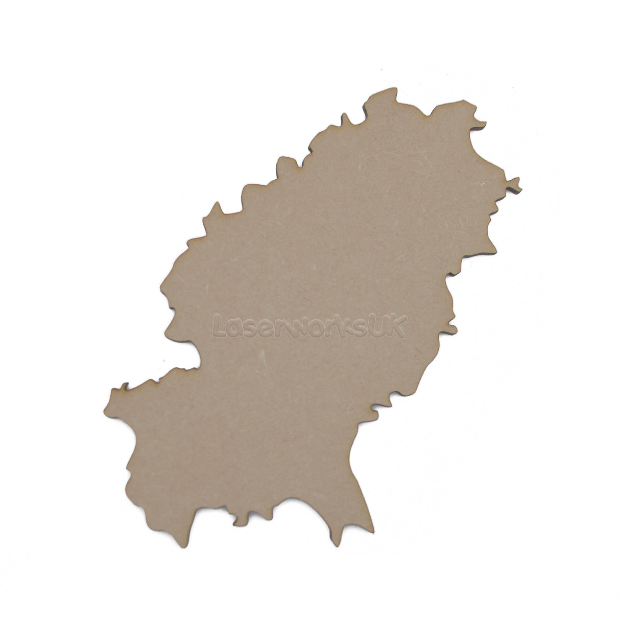 Wooden Ibiza Maps - Spanish Island Outline Shapes - LaserworksUK