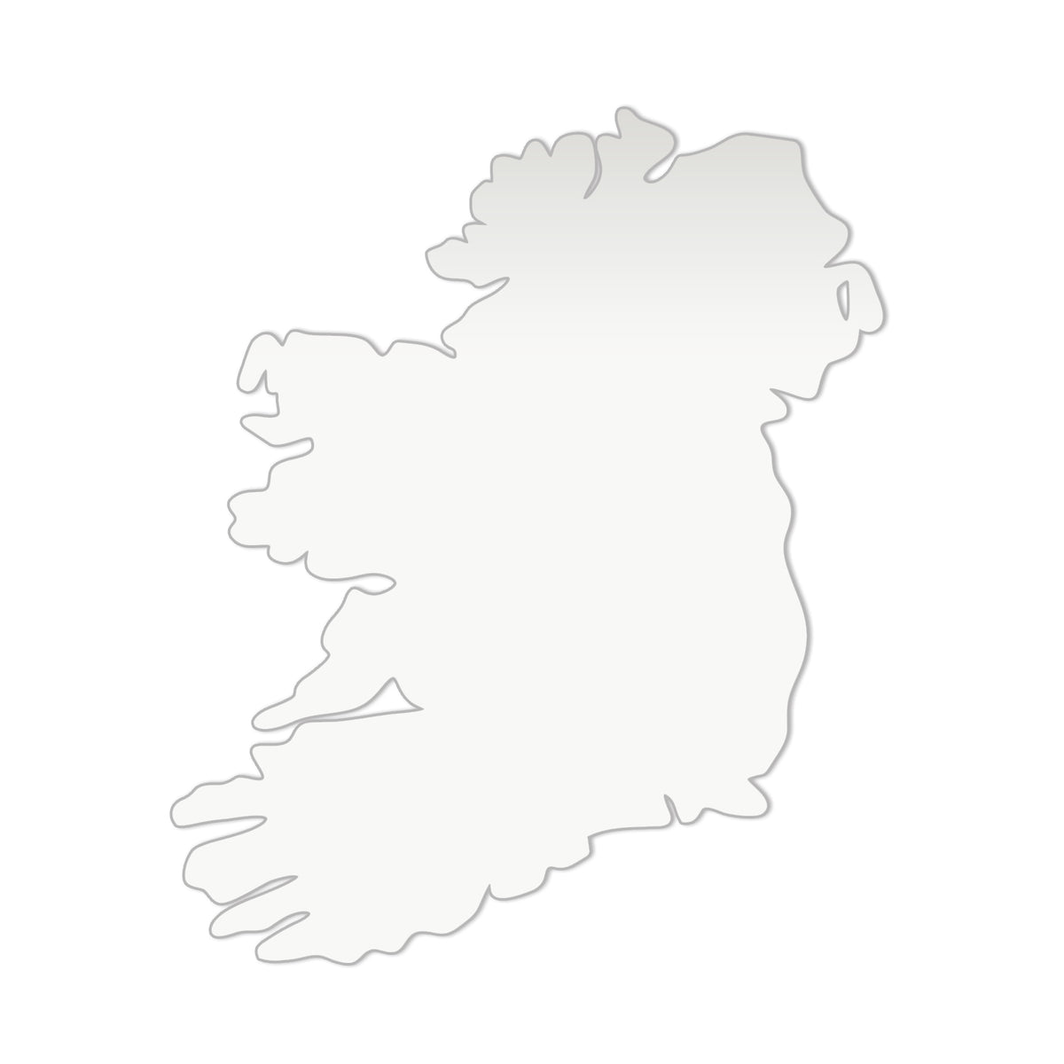 Acrylic Ireland Map Blanks - Irish Craft Map – Laserworksuk