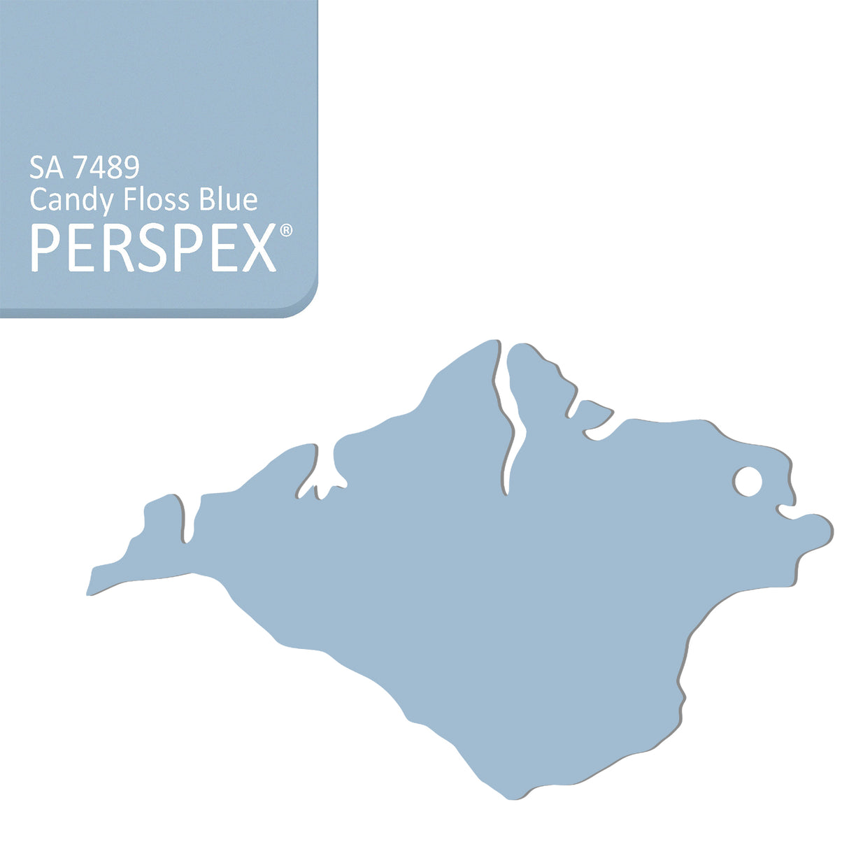 Isle of Wight Keyring - Acrylic Keychain - Laserworksuk