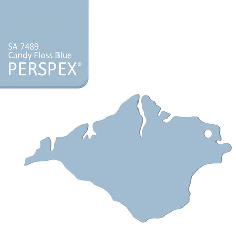 Isle of Wight Keyring - Acrylic Keychain - Laserworksuk