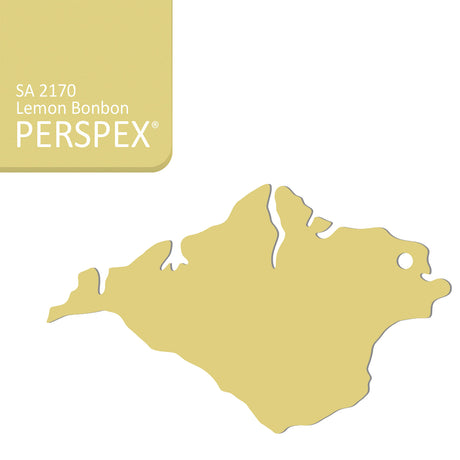 Isle of Wight Keyring - Acrylic Keychain - Laserworksuk