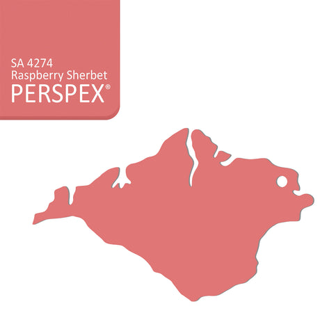 Isle of Wight Keyring - Acrylic Keychain - Laserworksuk